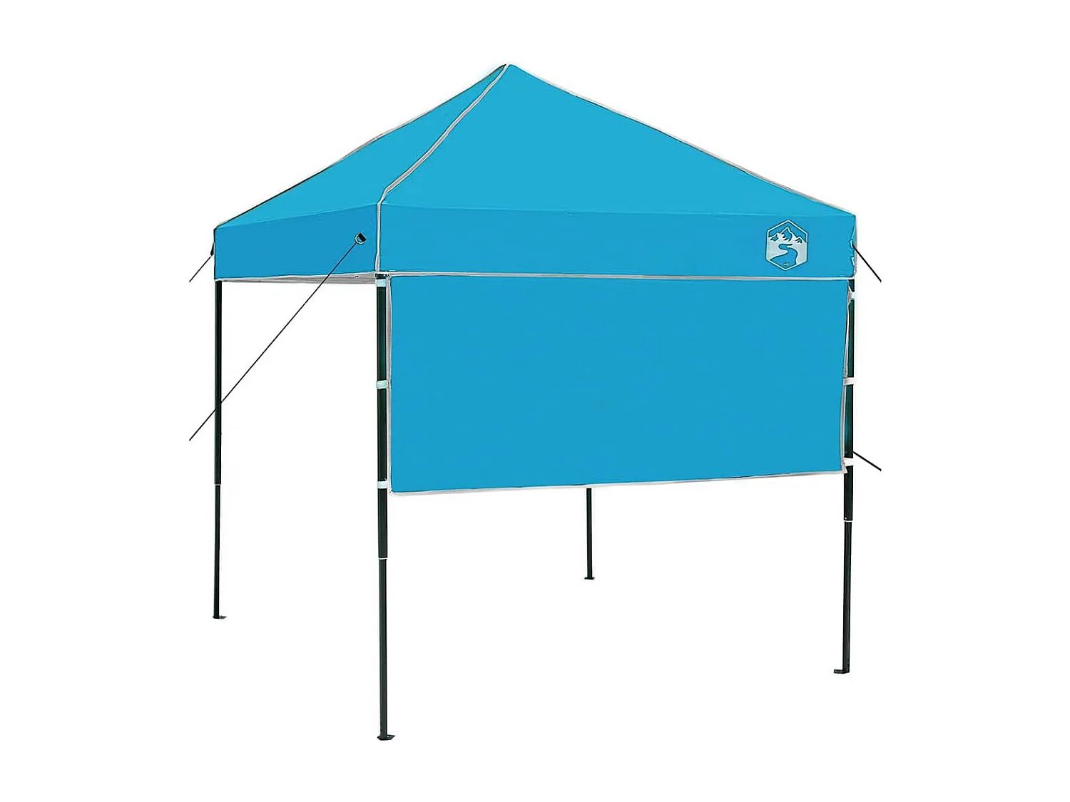 Tente à auvent pop-up Bleu 200 x 200 cm tissu