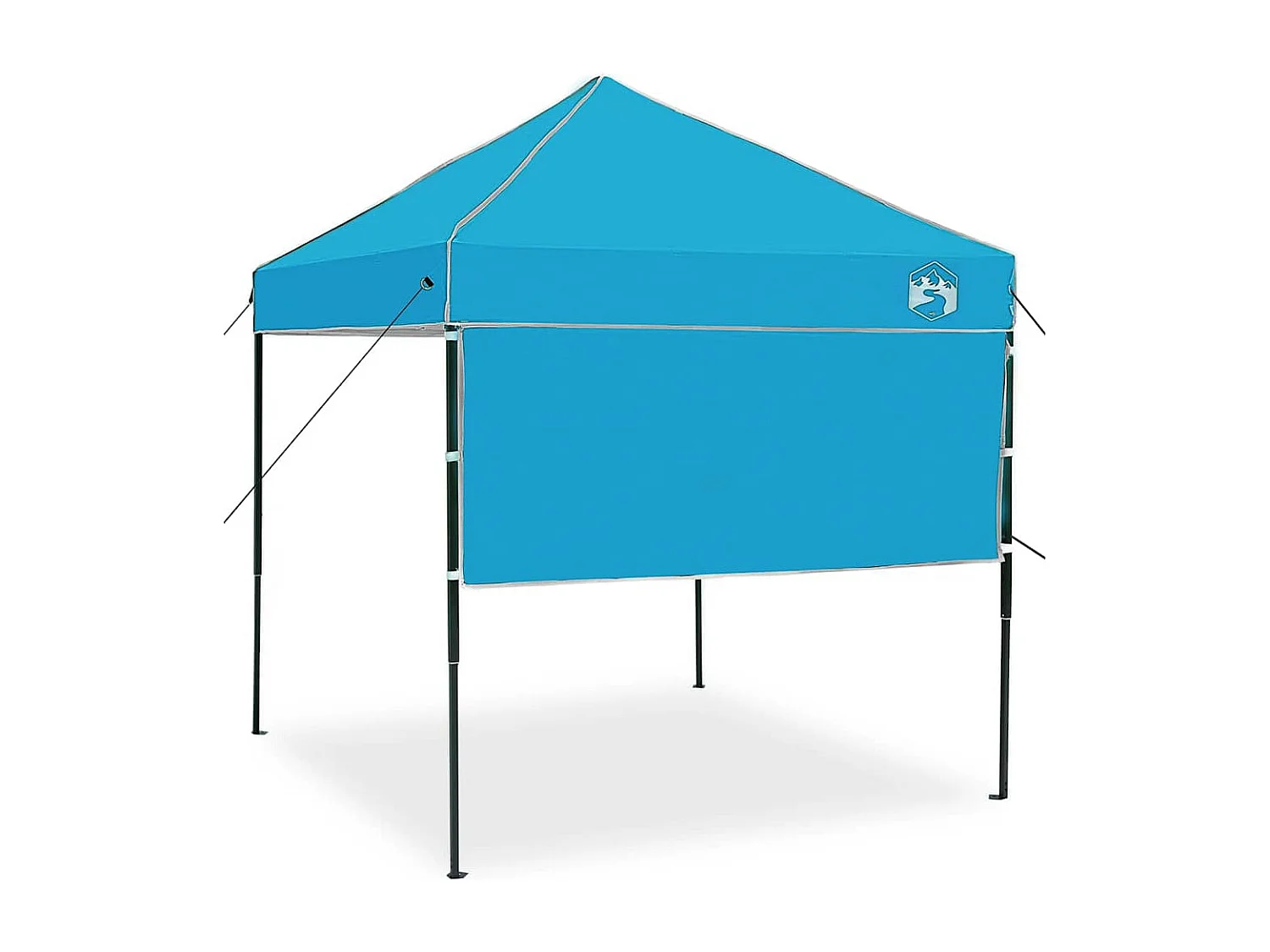 Tente à auvent pop-up Bleu 200 x 200 cm tissu