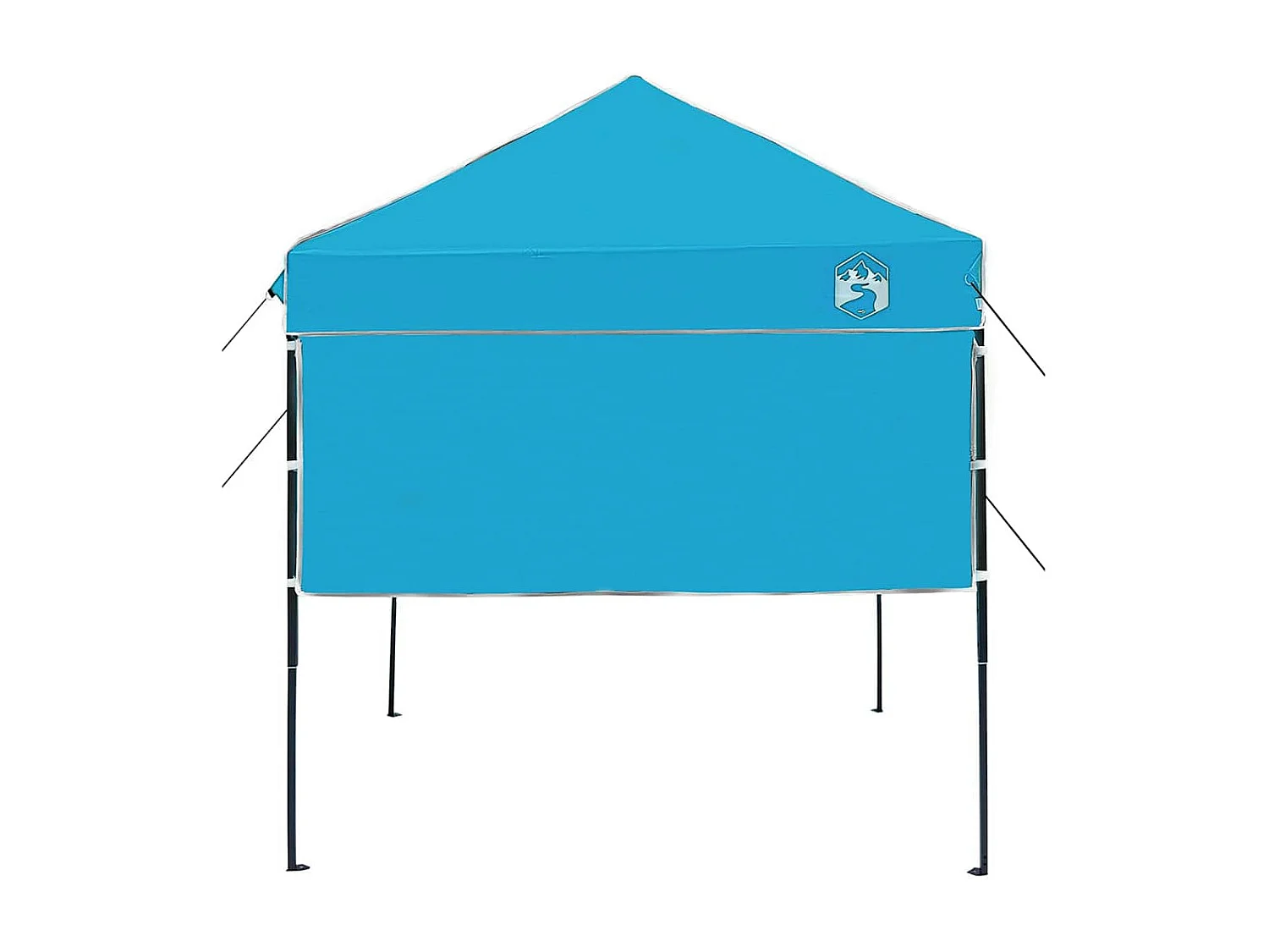 Tente à auvent pop-up Bleu 200 x 200 cm tissu