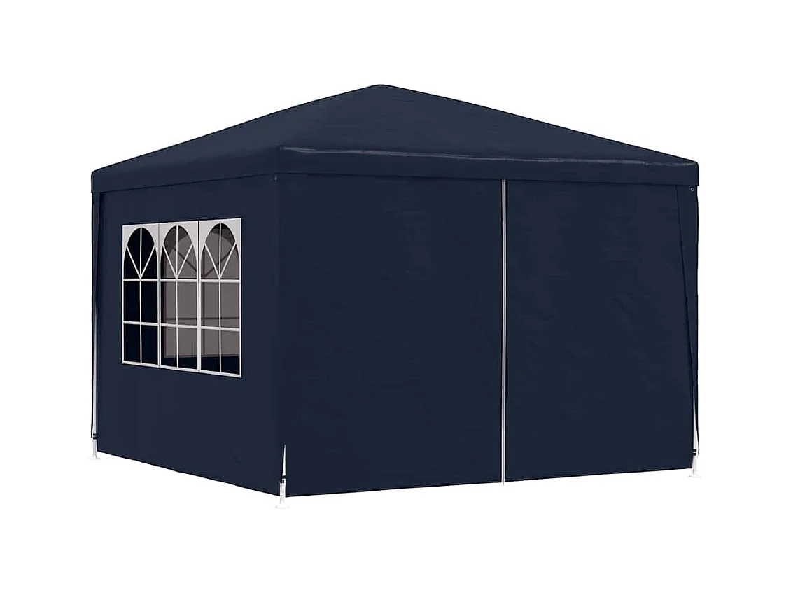 Carpa de recepción azul de 3 x 3 m