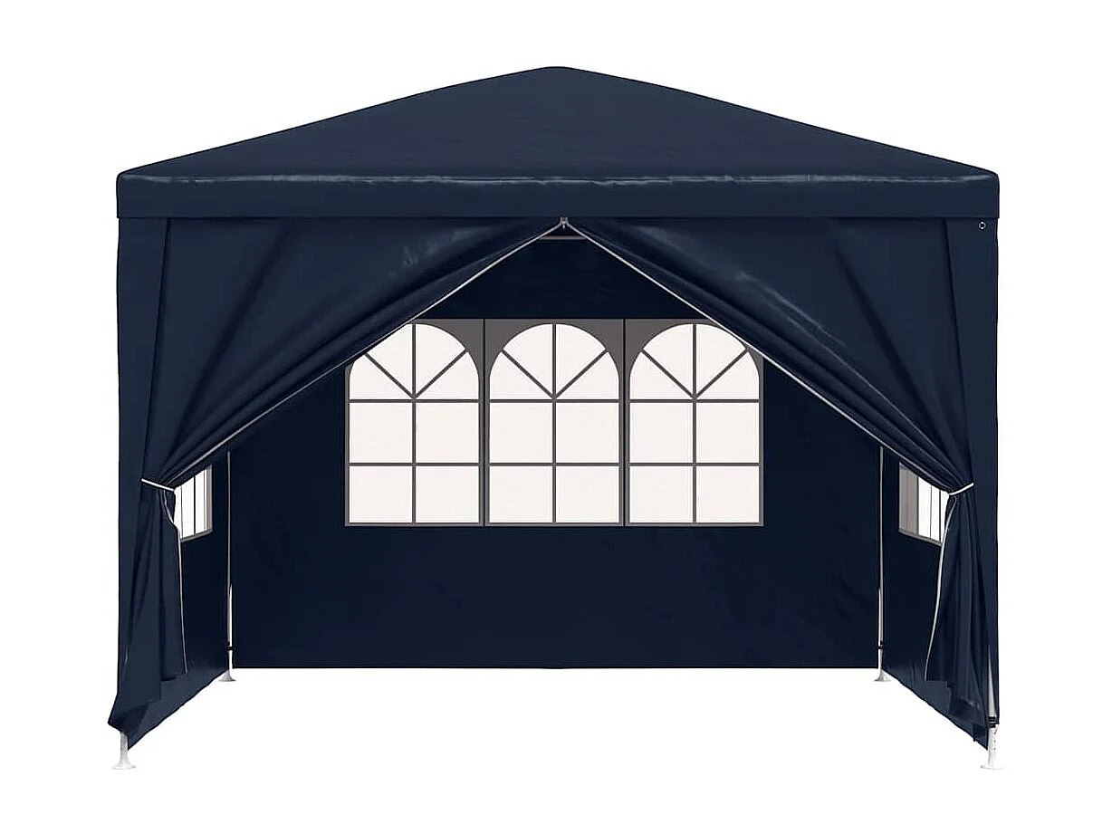 Carpa de recepción azul de 3 x 3 m