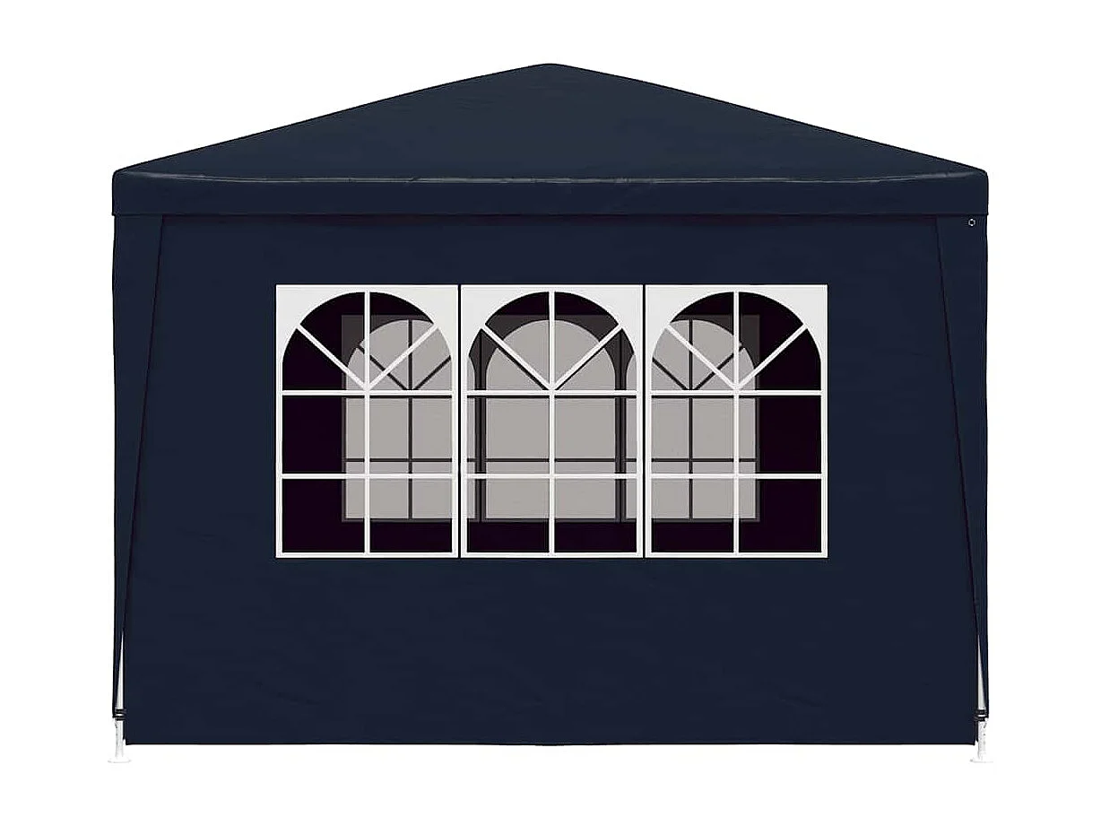 Carpa de recepción azul de 3 x 3 m