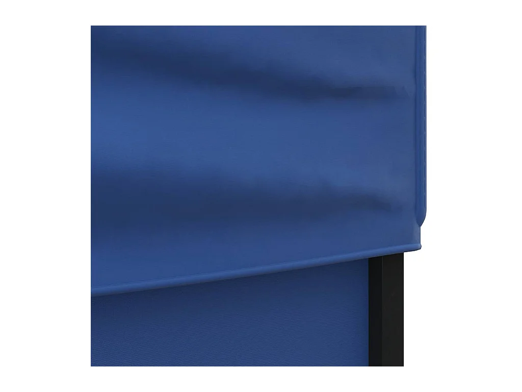 Carpa de recepción plegable con paredes Azul 3x3 m