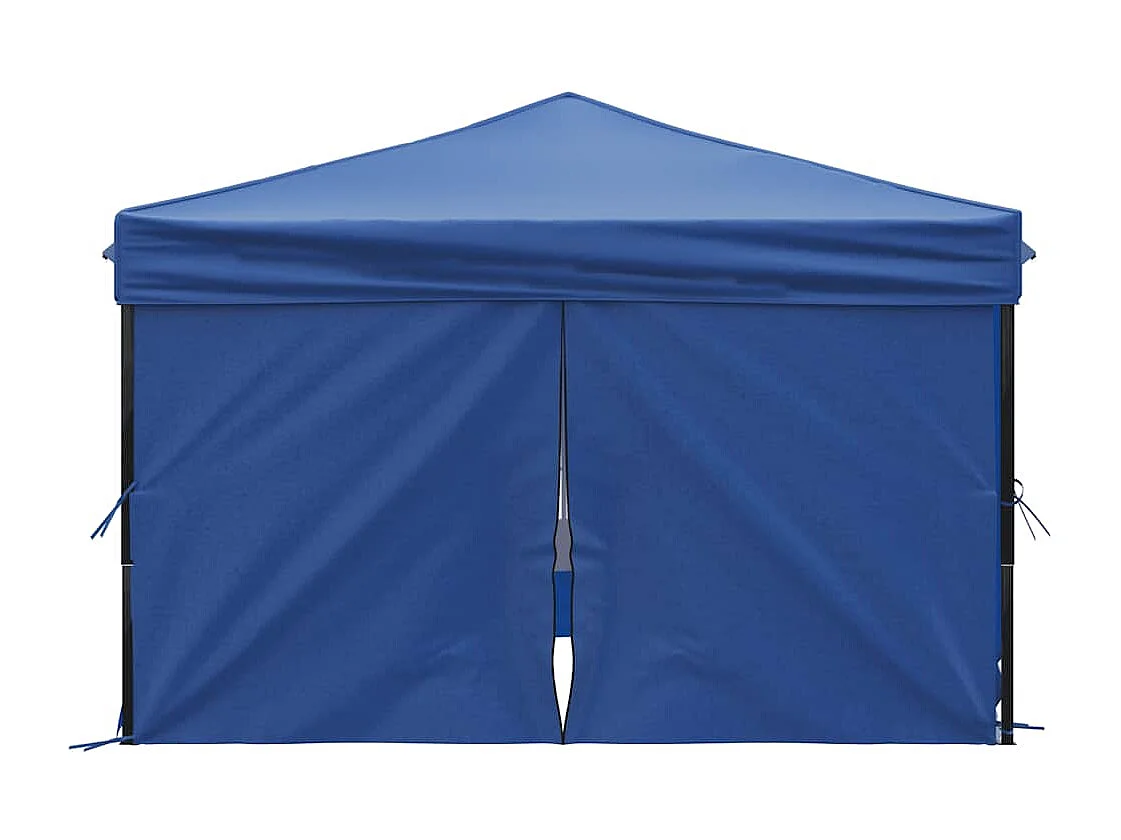Tenda pieghevole per ricevimenti con pareti Blu 3x3 m