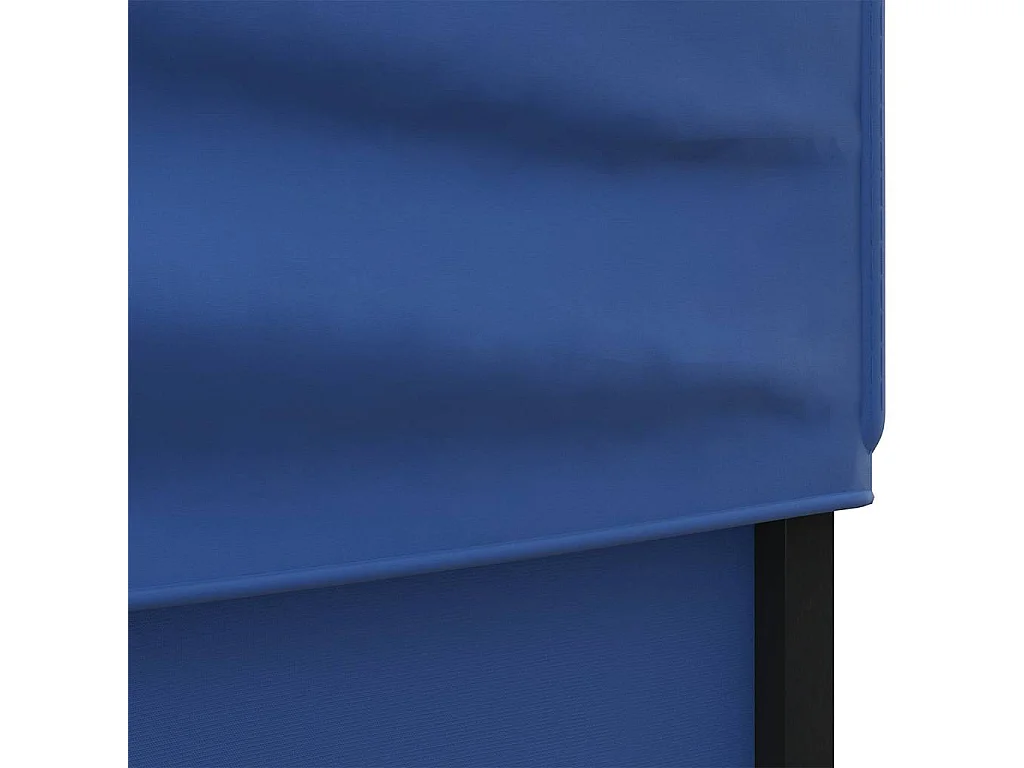 Tenda pieghevole per ricevimenti con pareti Blu 3x3 m