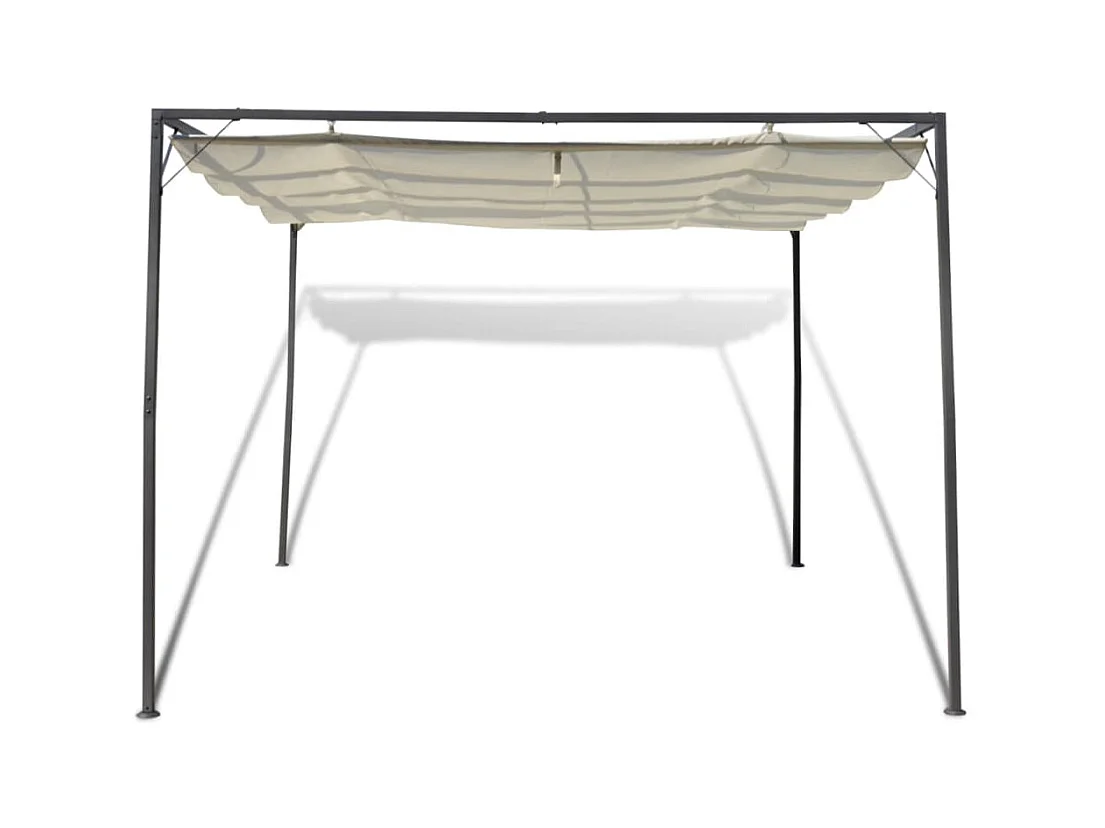 Gartenzelt mit einziehbarer Markise