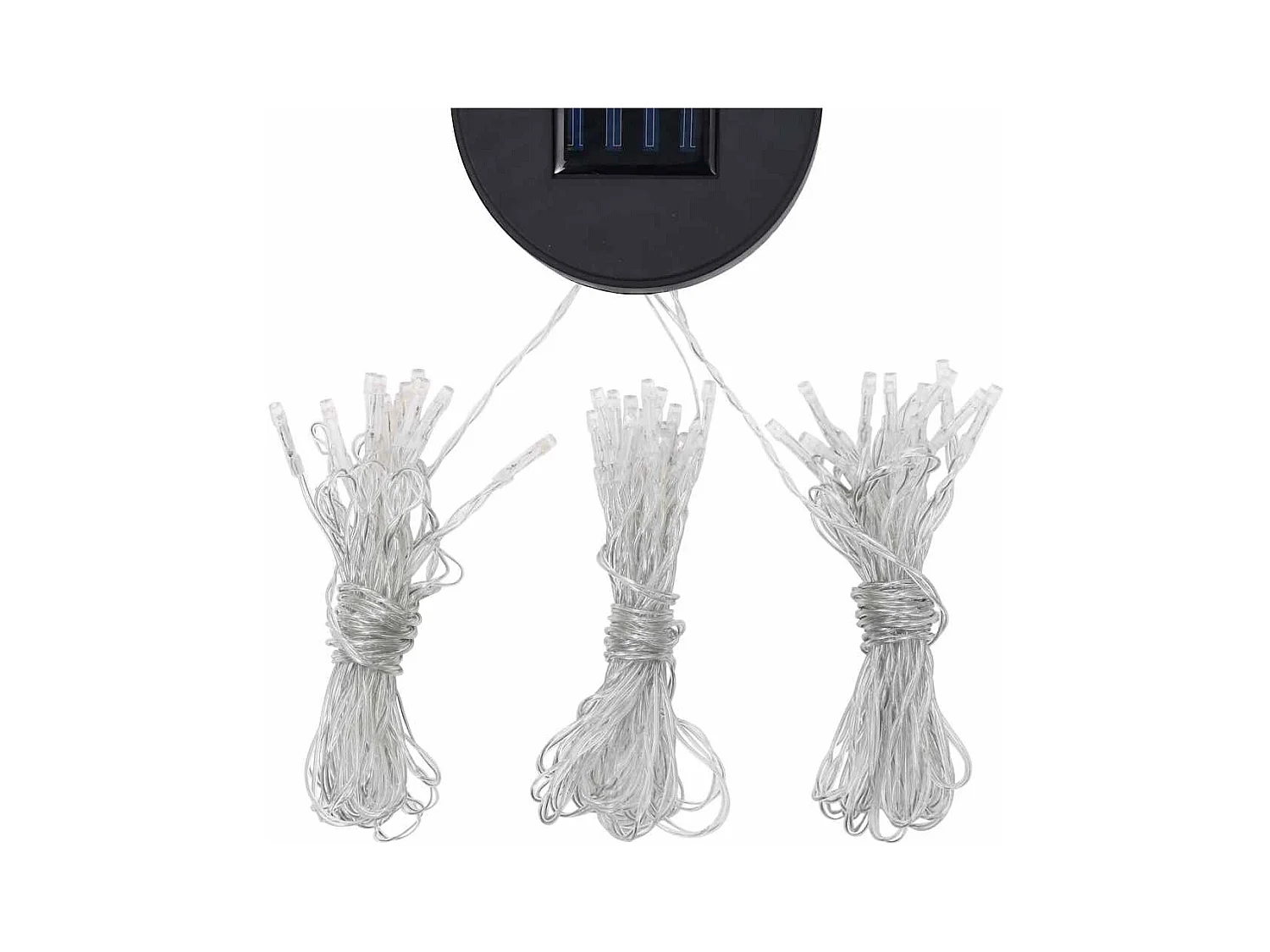 Gazebo con ghirlanda luminosa a LED 3x3 m Tortora