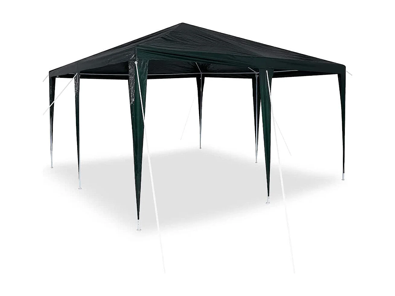 Tente de fête Vert et blanc 400 x 400 x 266 cm