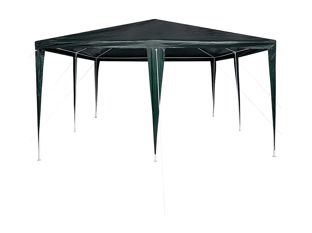 Tente de fête Vert et blanc 400 x 400 x 266 cm