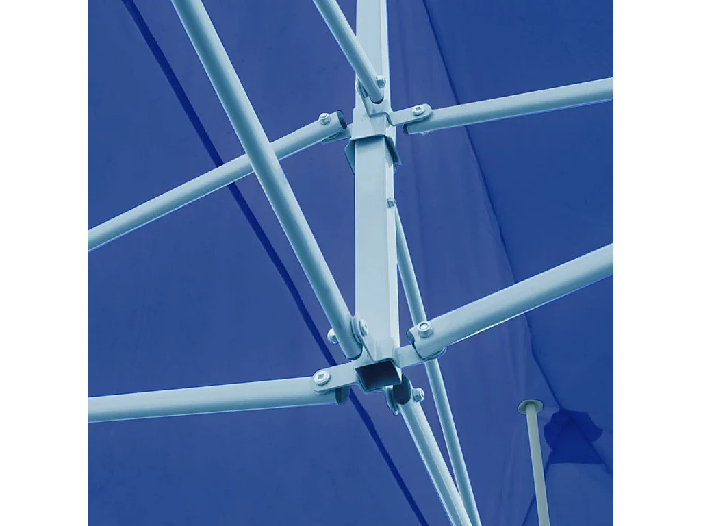 Carpa de recepción plegable azul 3 x 6 m