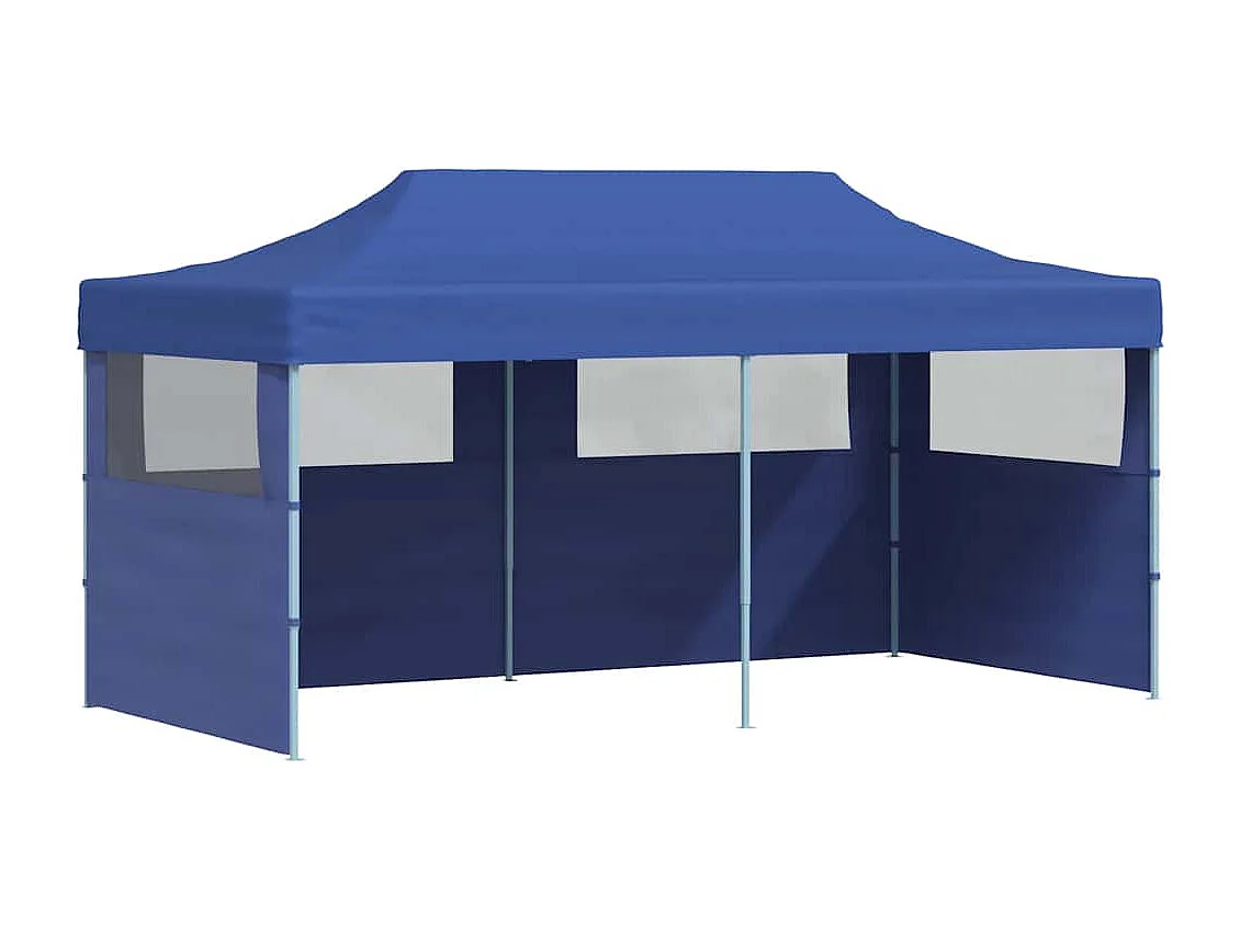 Tenda pieghevole blu per ricevimenti 3 x 6 m