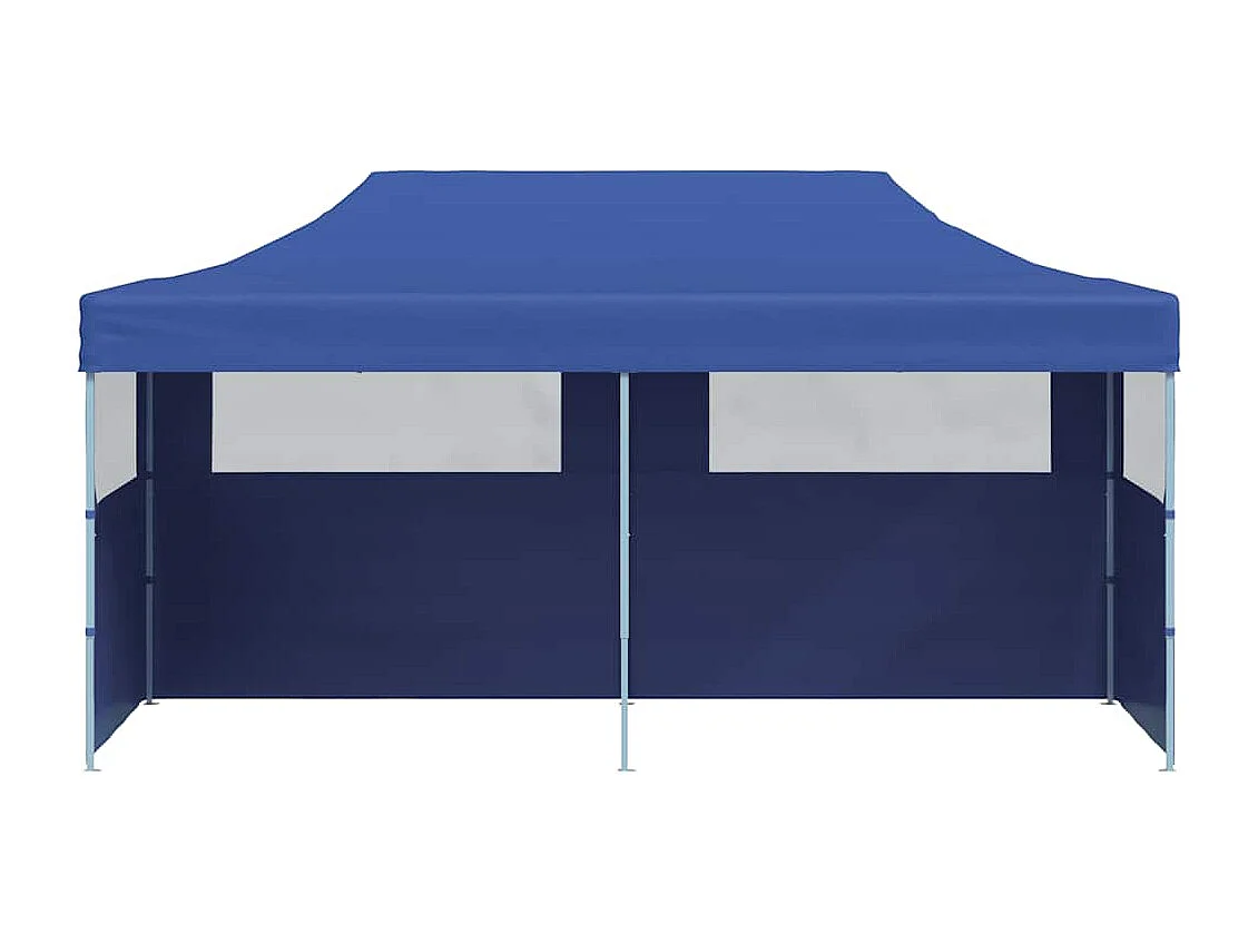 Tenda pieghevole blu per ricevimenti 3 x 6 m