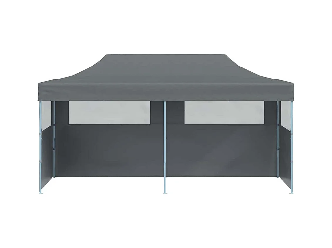 Carpa de recepción plegable con paredes 3x6 m antracita