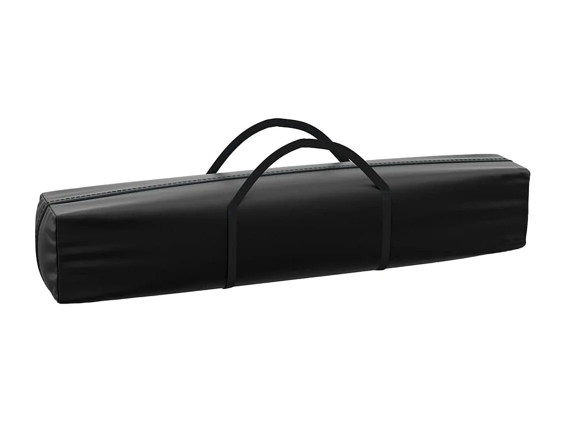 Carpa de recepción plegable con paredes Negra 3x3 m