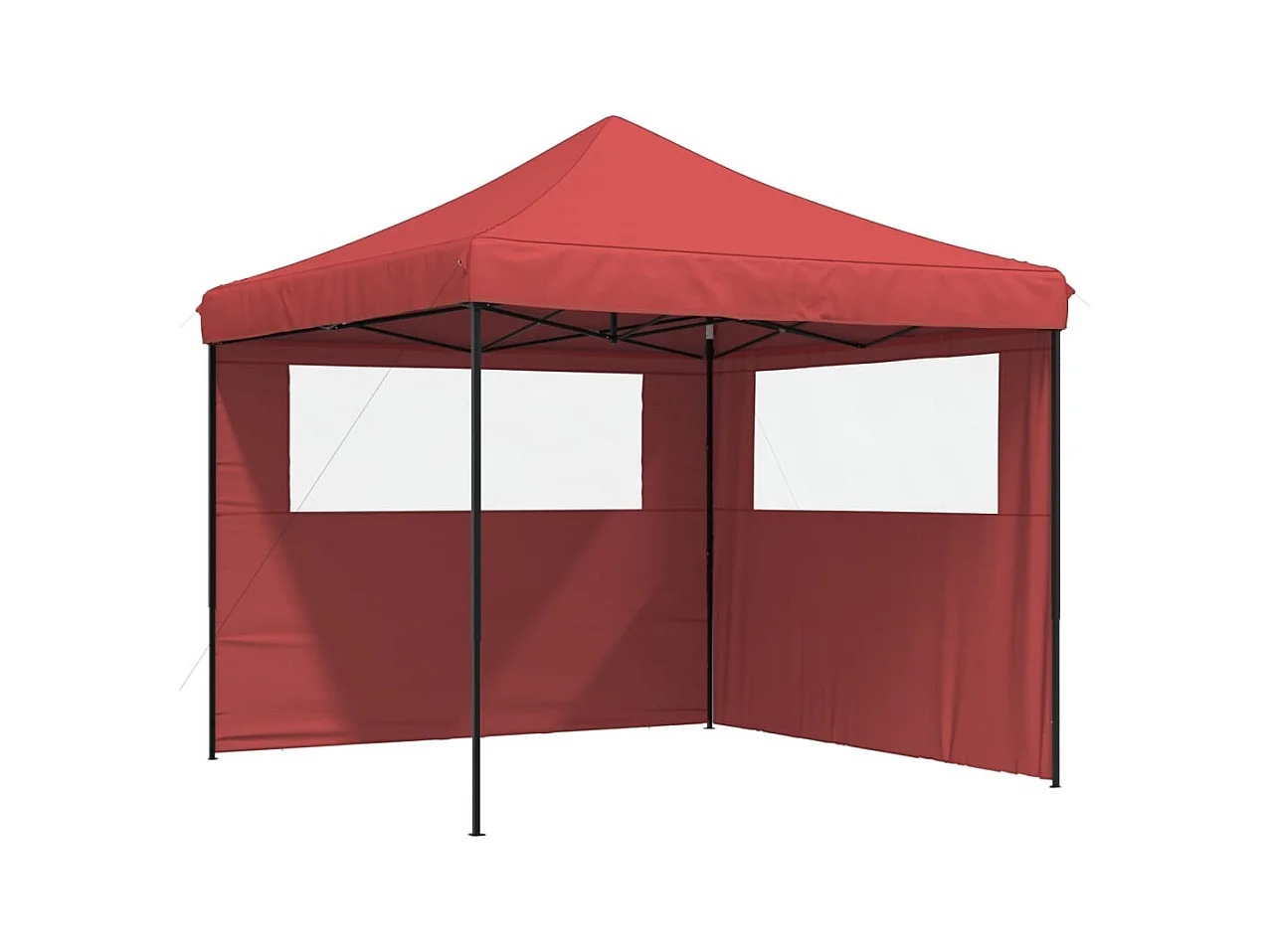 Carpa de recepción plegable emergente con 2 paredes laterales