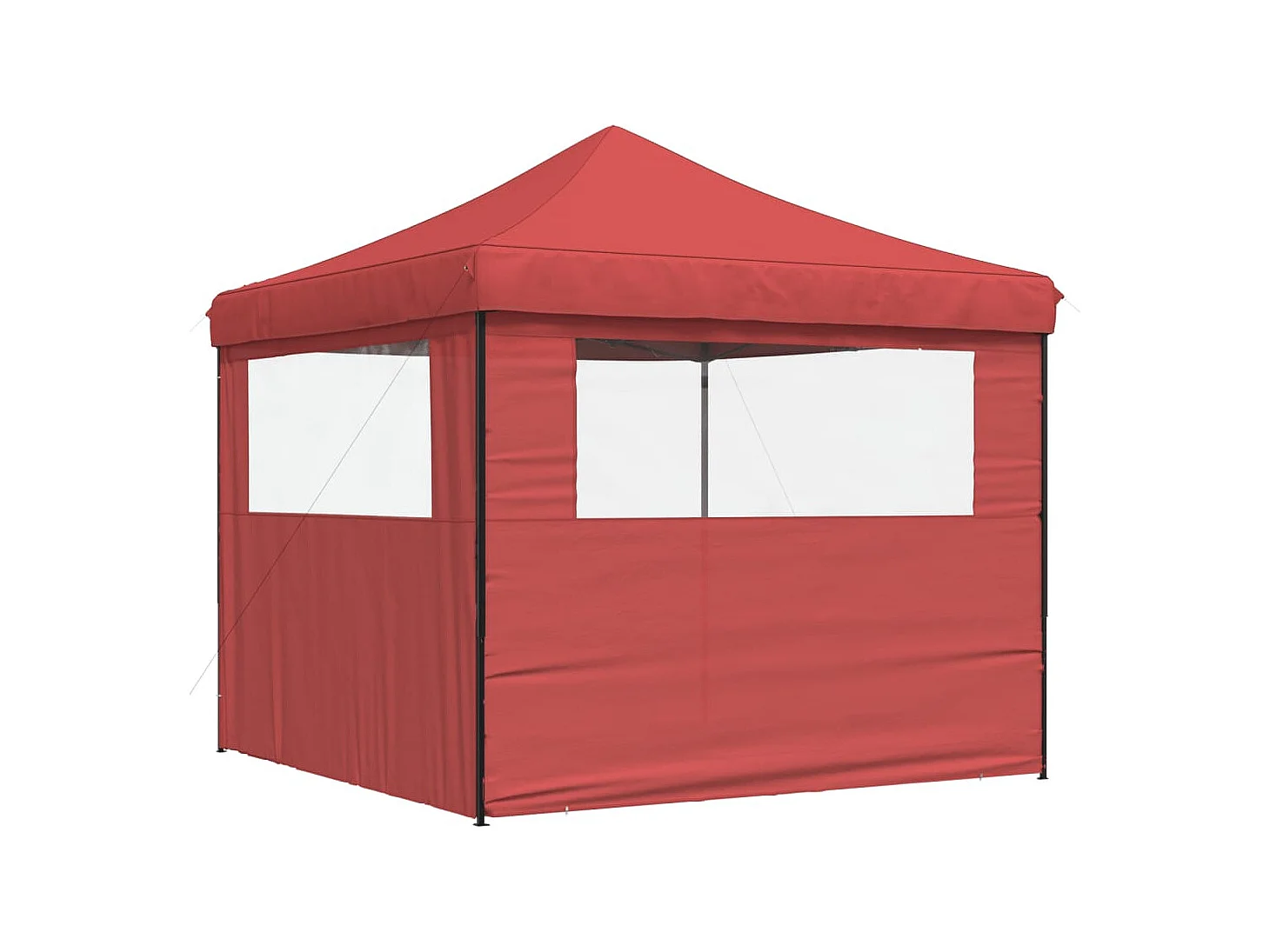 Carpa de recepción plegable emergente con 2 paredes laterales