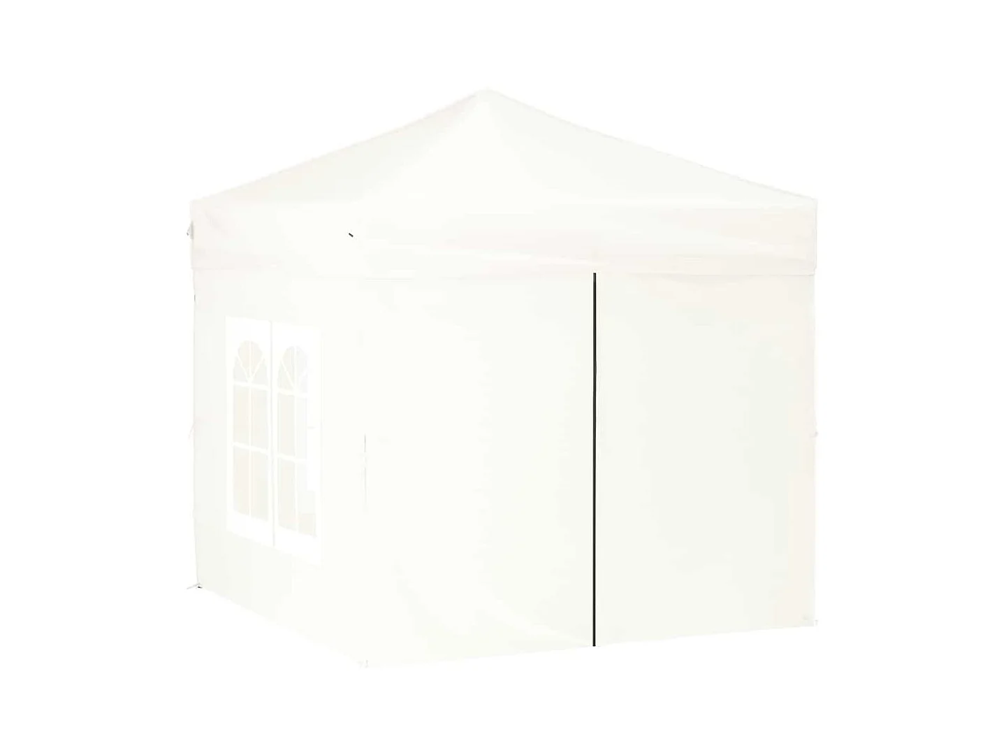 Tenda pieghevole per ricevimenti con pareti Bianca 2x2 m