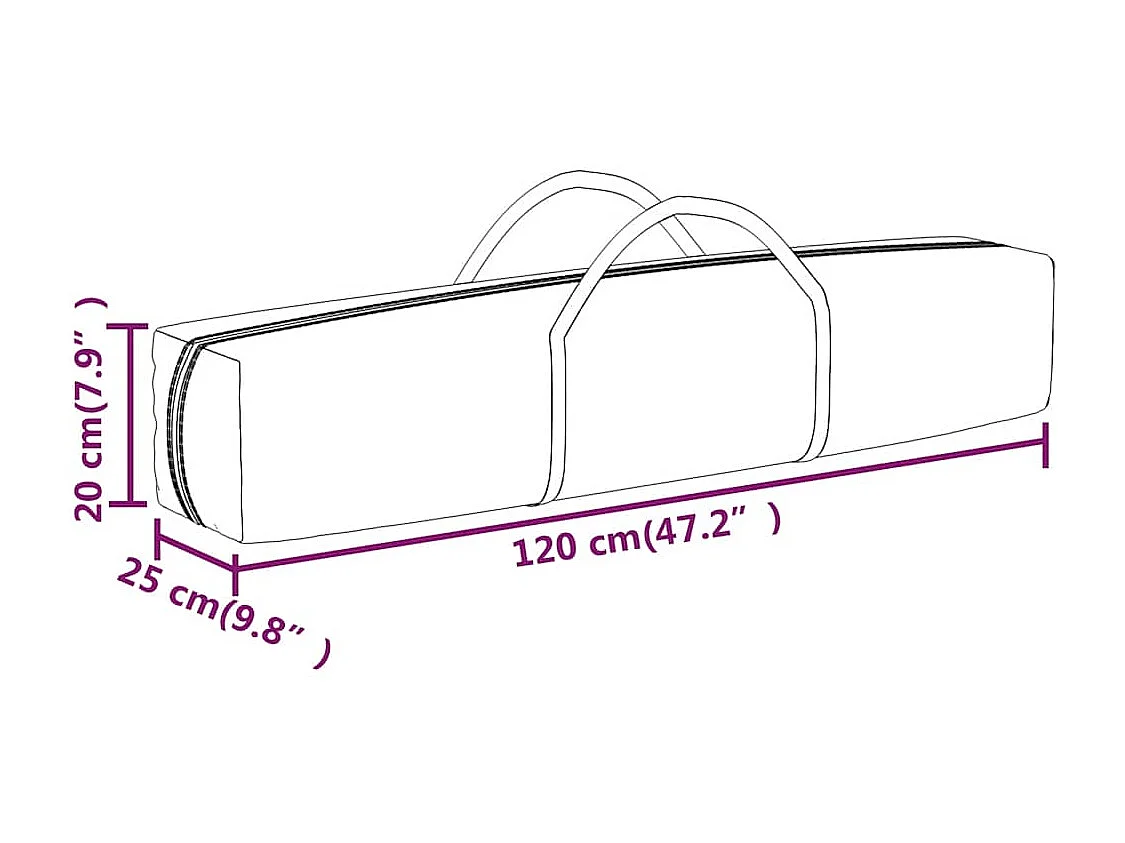 Tenda pieghevole per ricevimenti con pareti Bianca 2x2 m