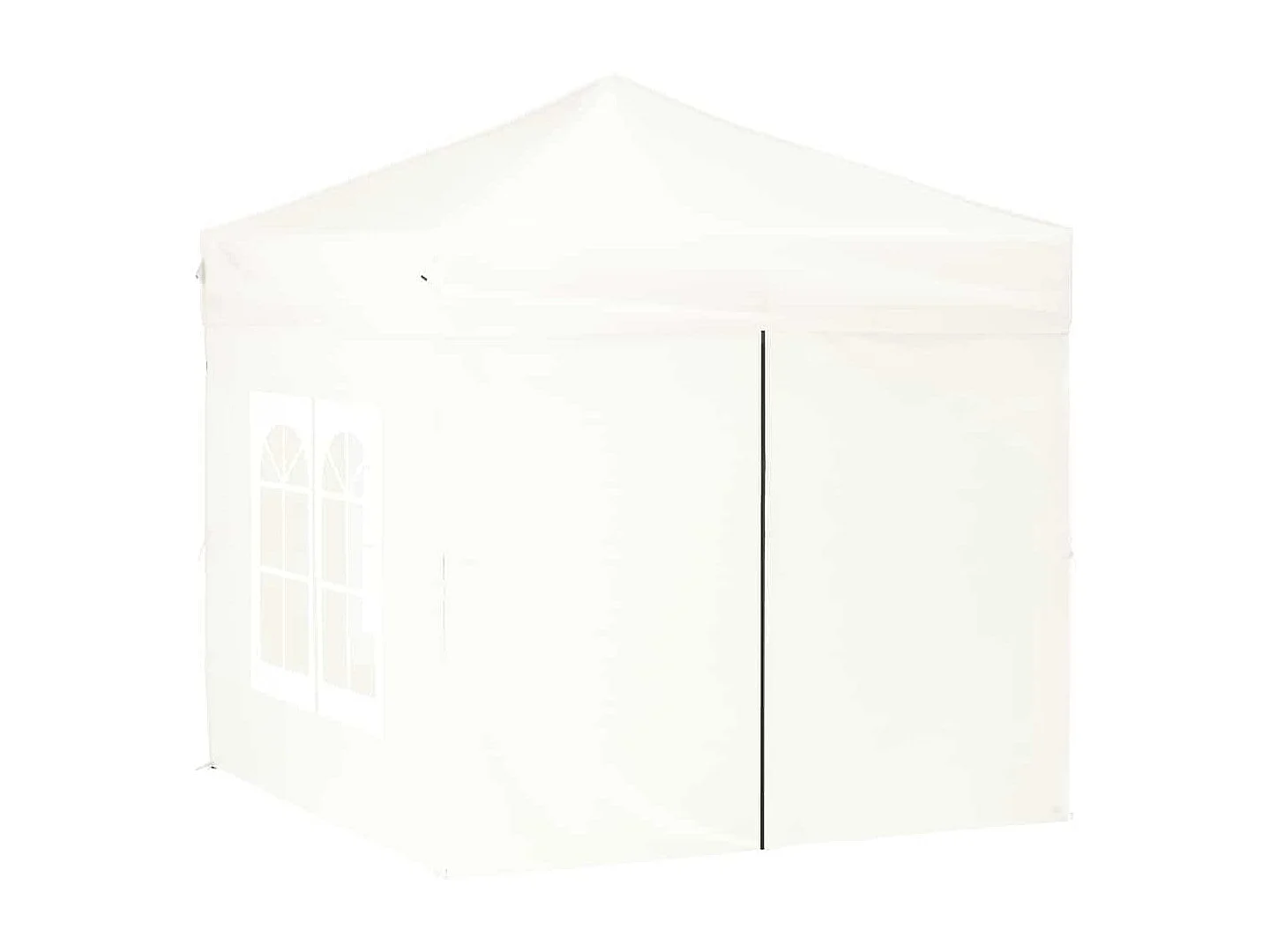 Tenda pieghevole per ricevimenti con pareti Bianca 2x2 m