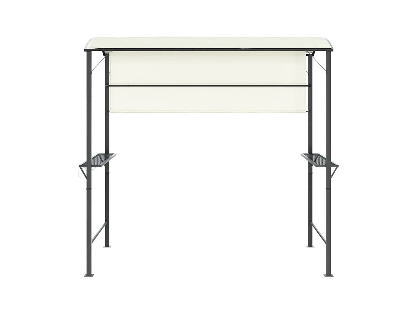 Belvédère avec toit 220x110x200 cm Crème