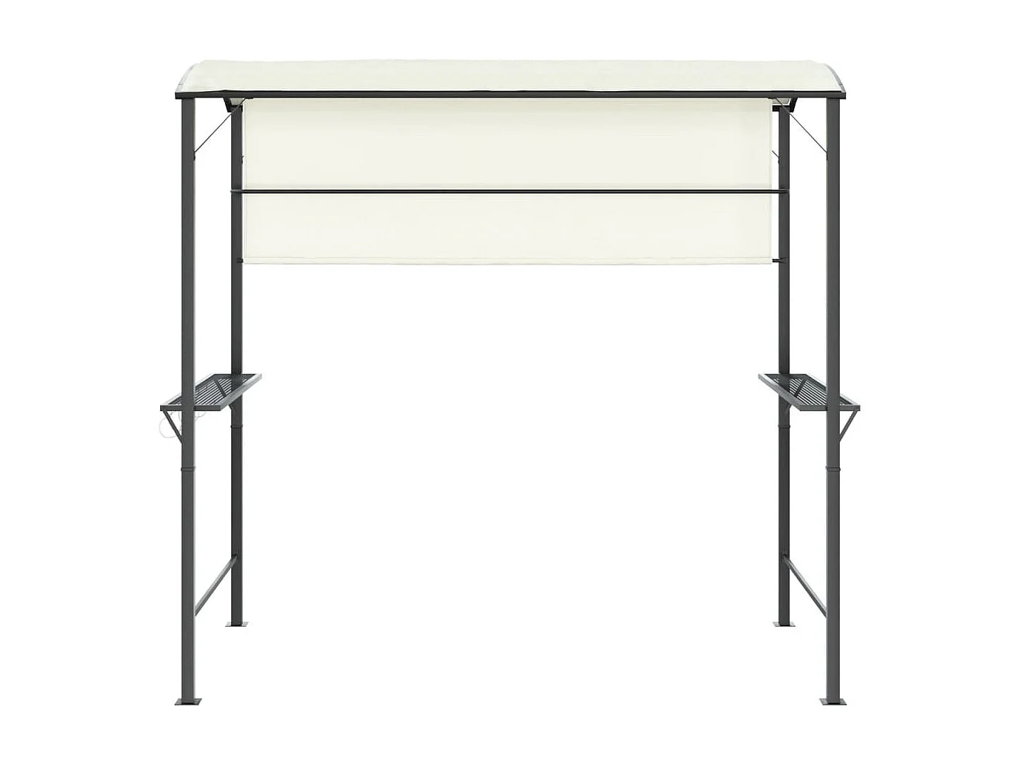 Belvédère avec toit 220x110x200 cm Crème