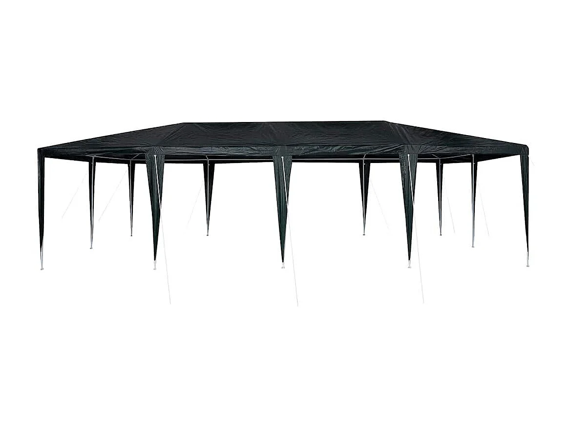Tenda per feste verde e bianca 800 x 400 x 266 cm