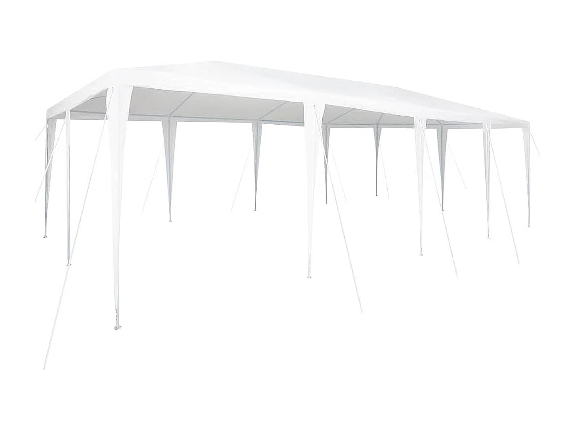 Tente de fête Blanc 800 x 400 x 266 cm Polyester et Acier