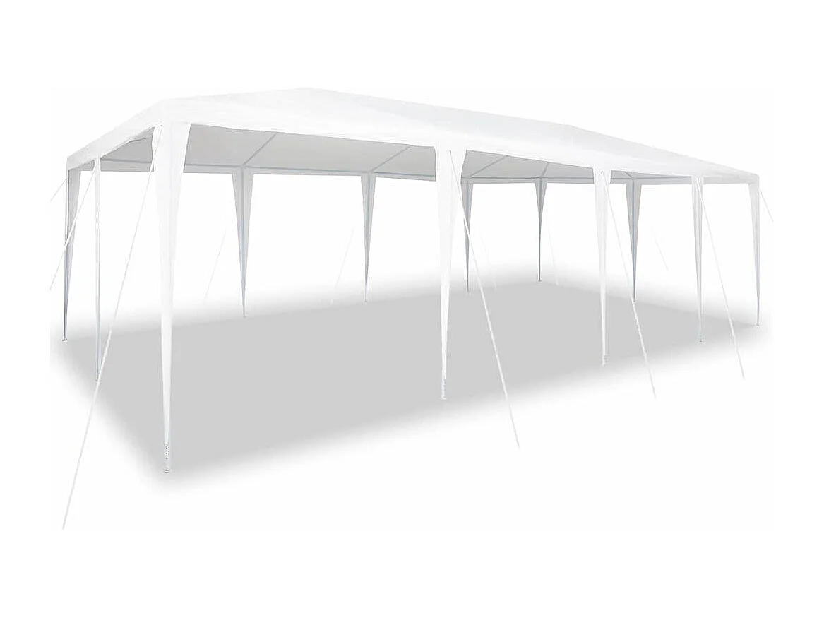 Tente de fête Blanc 800 x 400 x 266 cm Polyester et Acier
