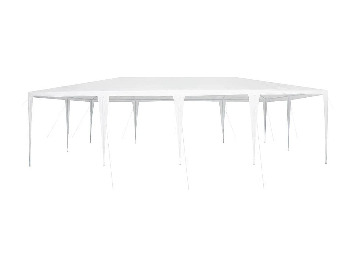 Tente de fête Blanc 800 x 400 x 266 cm Polyester et Acier