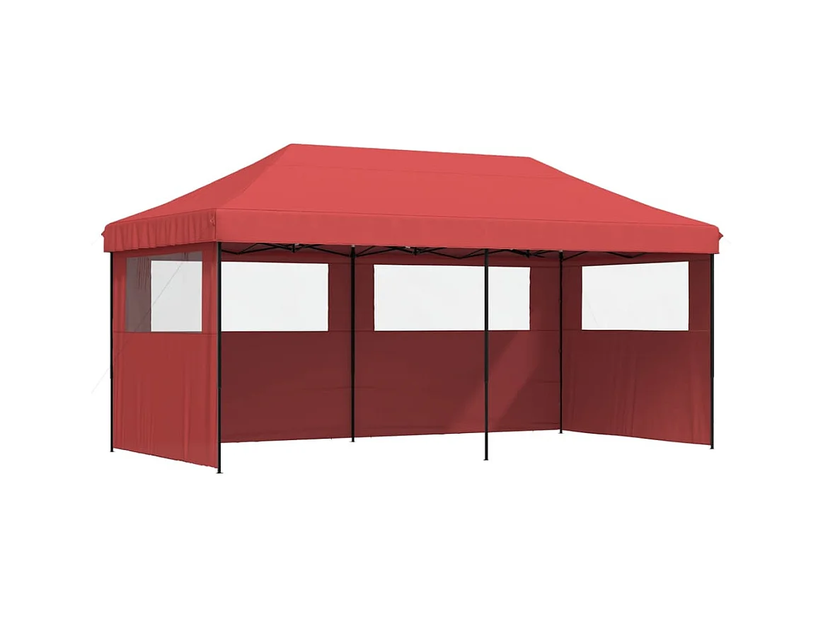 Tenda pieghevole pop-up per feste con 3 pareti laterali