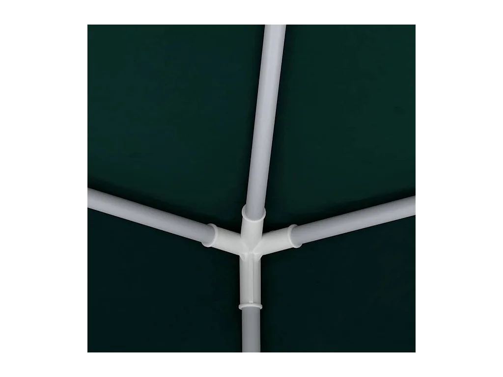 Ontvangsttent met zijwanden 4x6 m Groen 90 g/m²