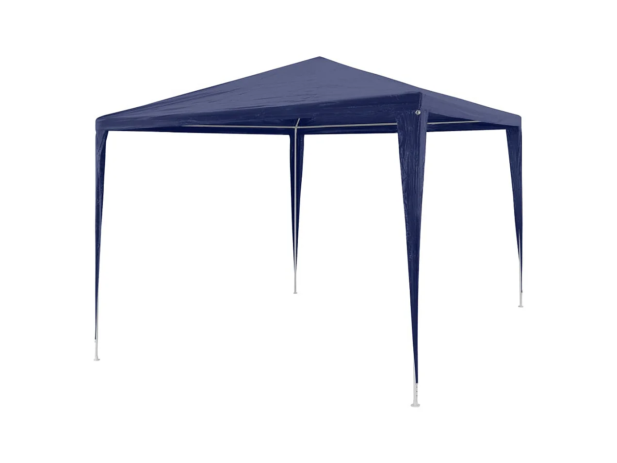 Gazebo da giardino, tenda da ricevimento, blu 3x3 m