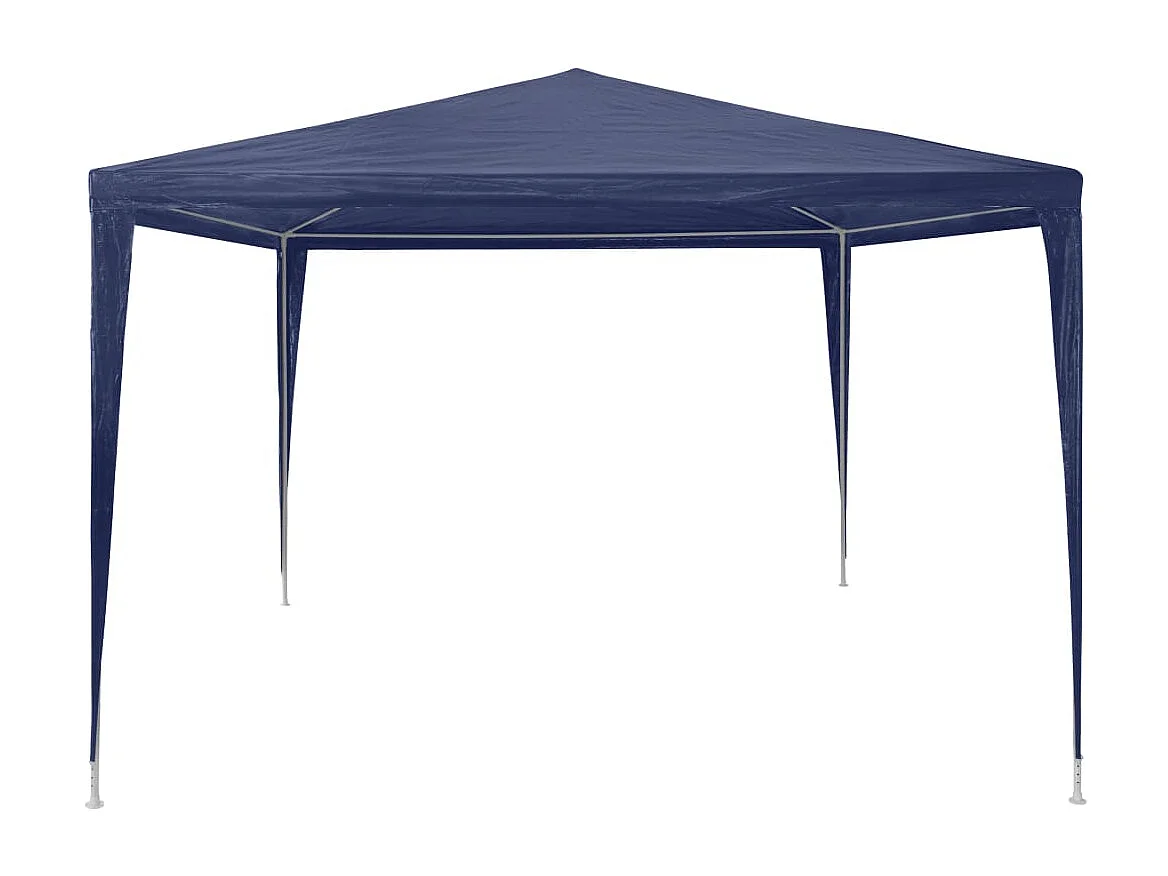 Gazebo da giardino, tenda da ricevimento, blu 3x3 m