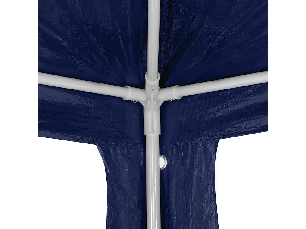 Gazebo da giardino, tenda da ricevimento, blu 3x3 m