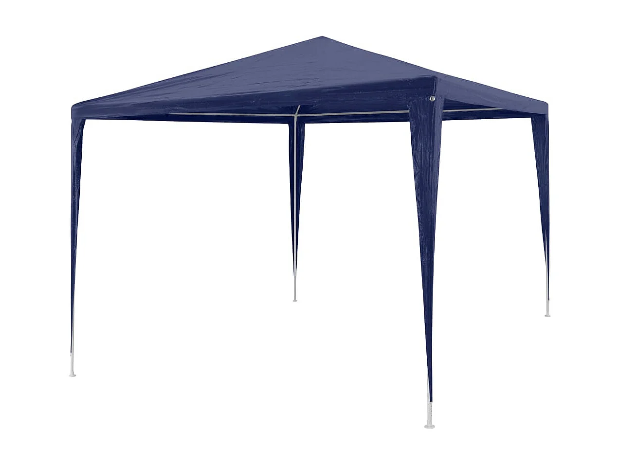 Gazebo da giardino, tenda da ricevimento, blu 3x3 m