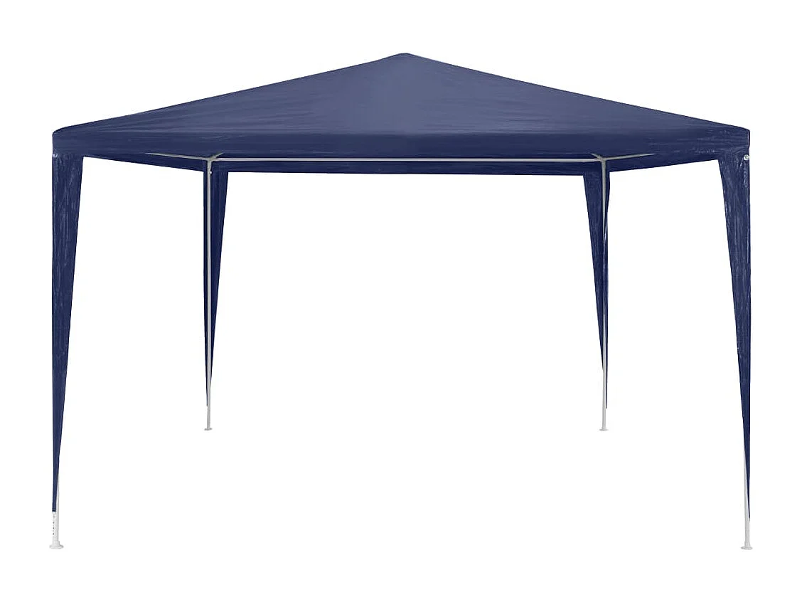Gazebo da giardino, tenda da ricevimento, blu 3x3 m