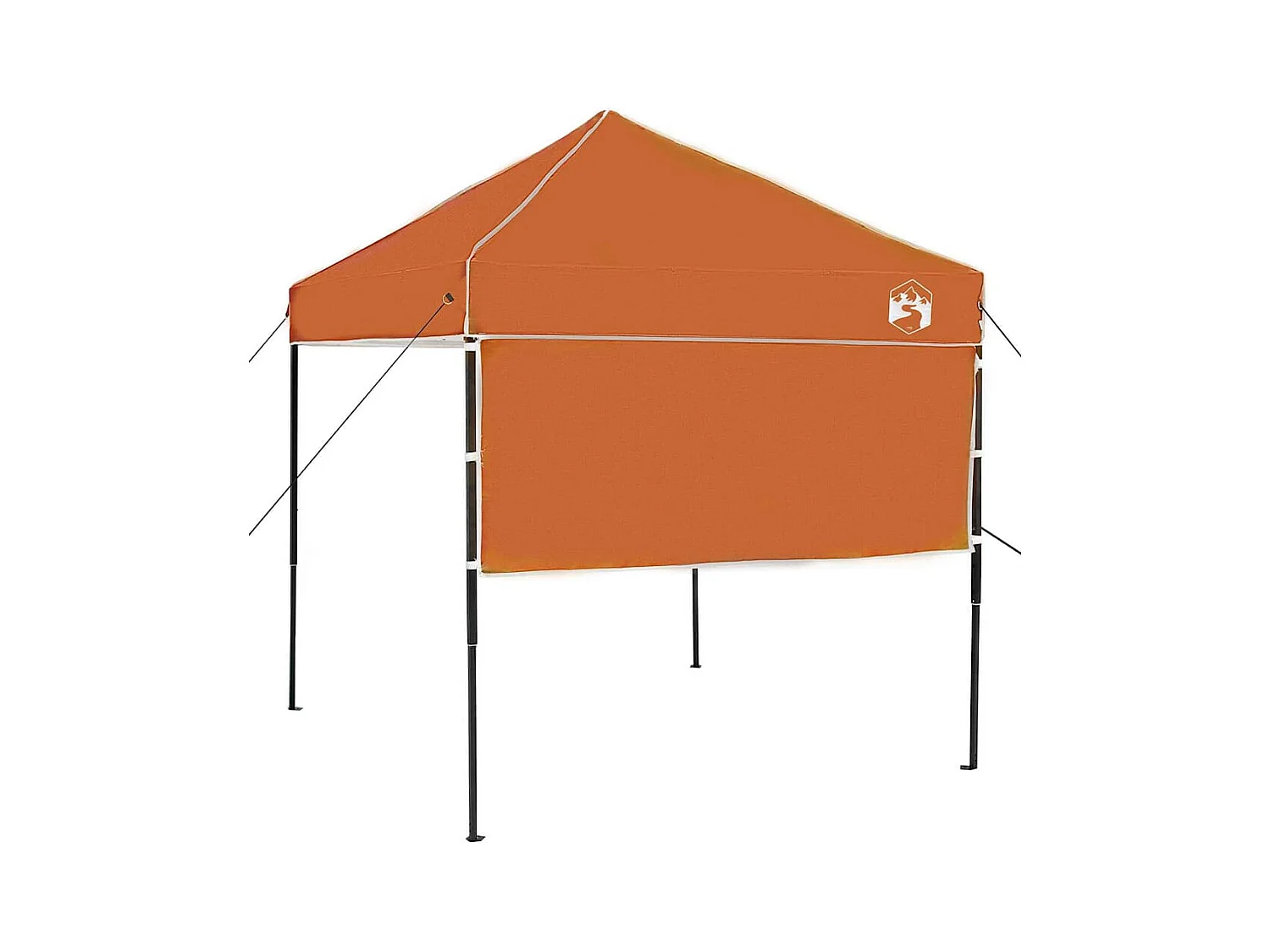 Tente à auvent pop-up Orange 200 x 200 cm tissu