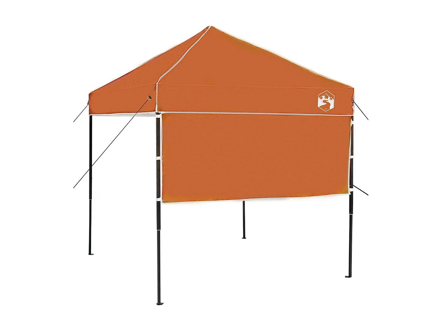 Tente à auvent pop-up Orange 200 x 200 cm tissu