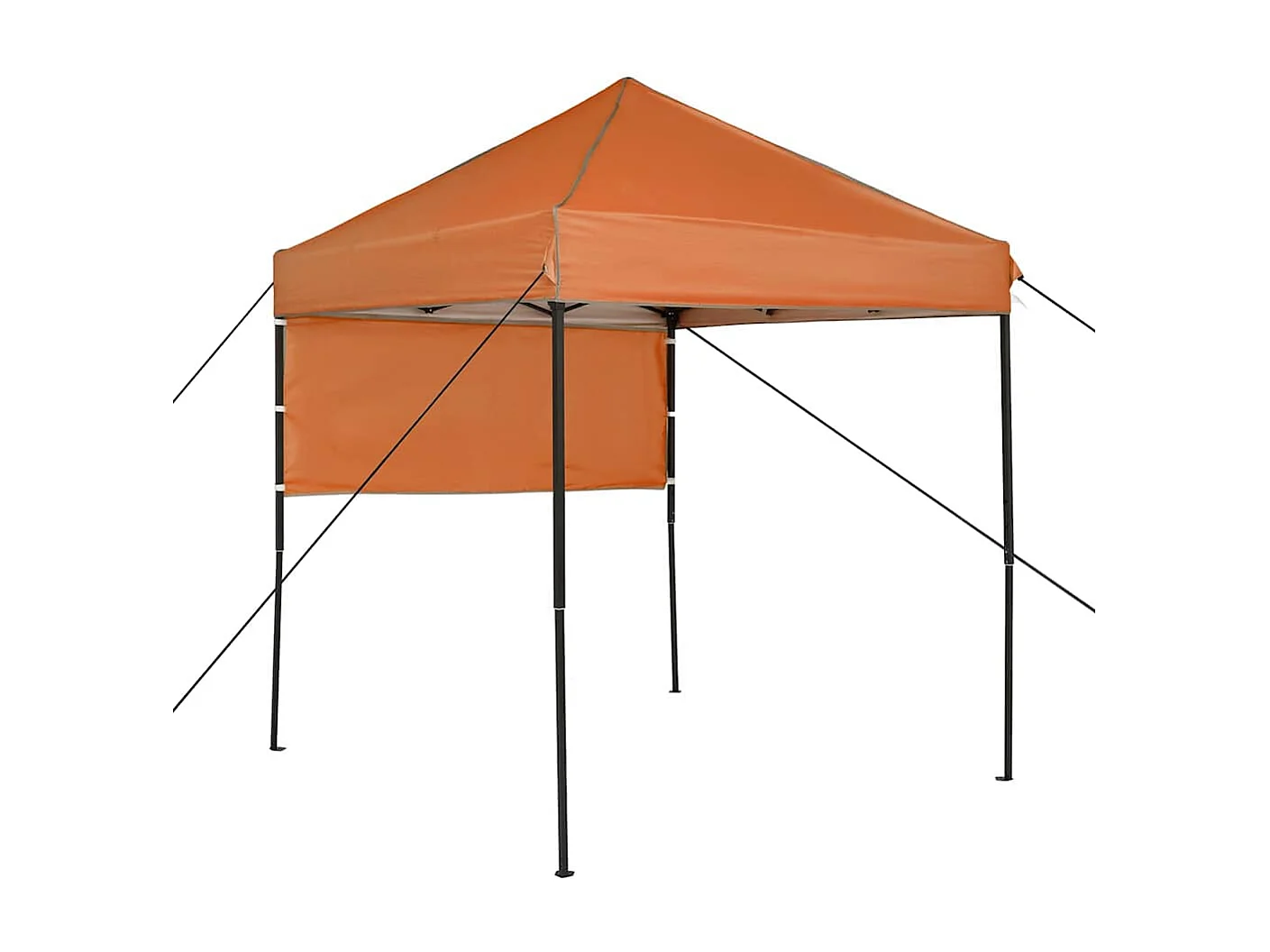 Tente à auvent pop-up Orange 200 x 200 cm tissu