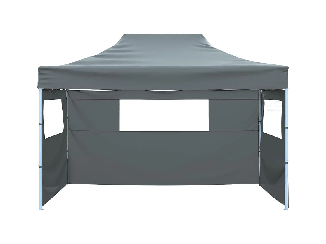 Faltzelt mit 3 Wänden 431x291x315 cm Anthrazit