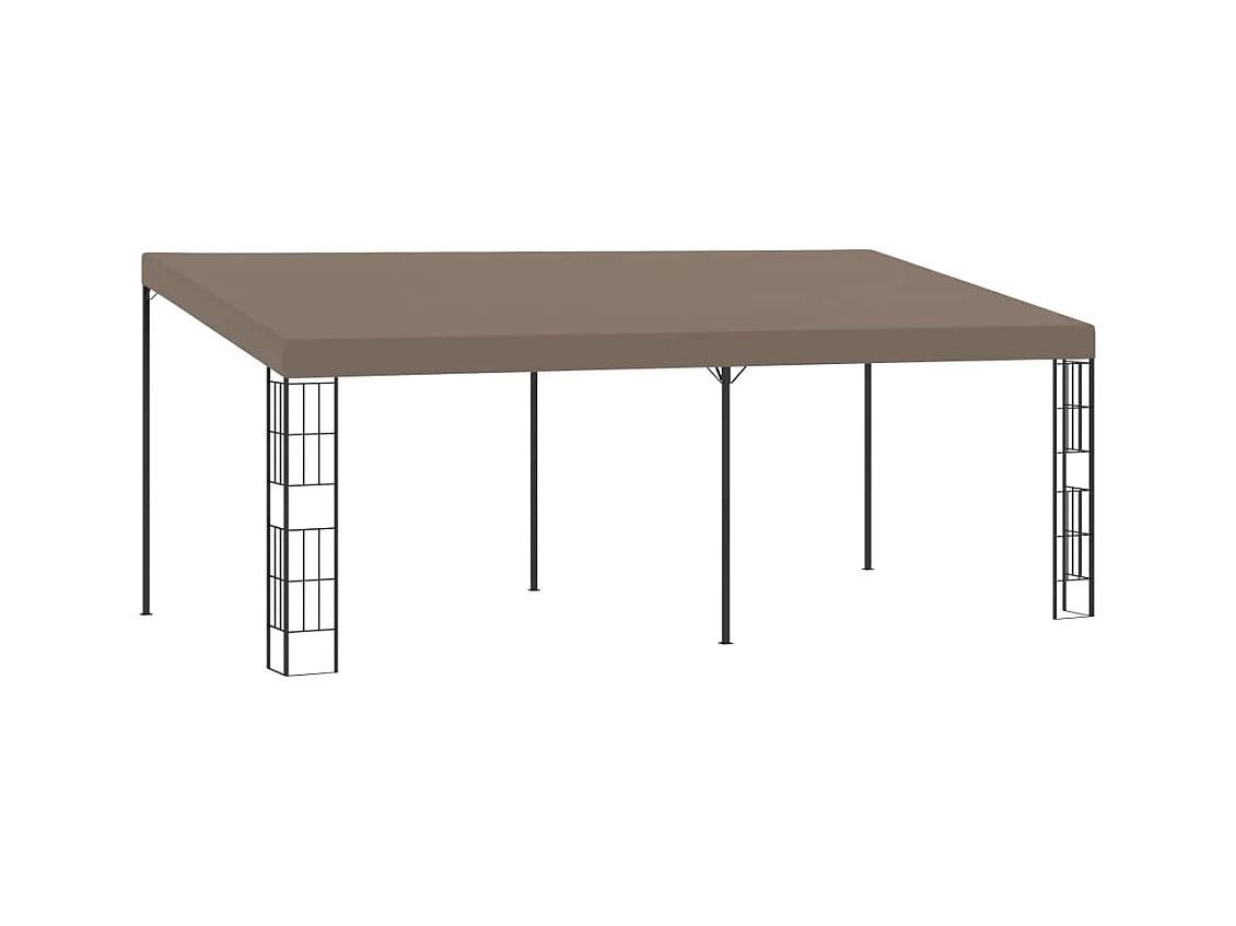 Belvédère mural 6x3 m Taupe Tissu