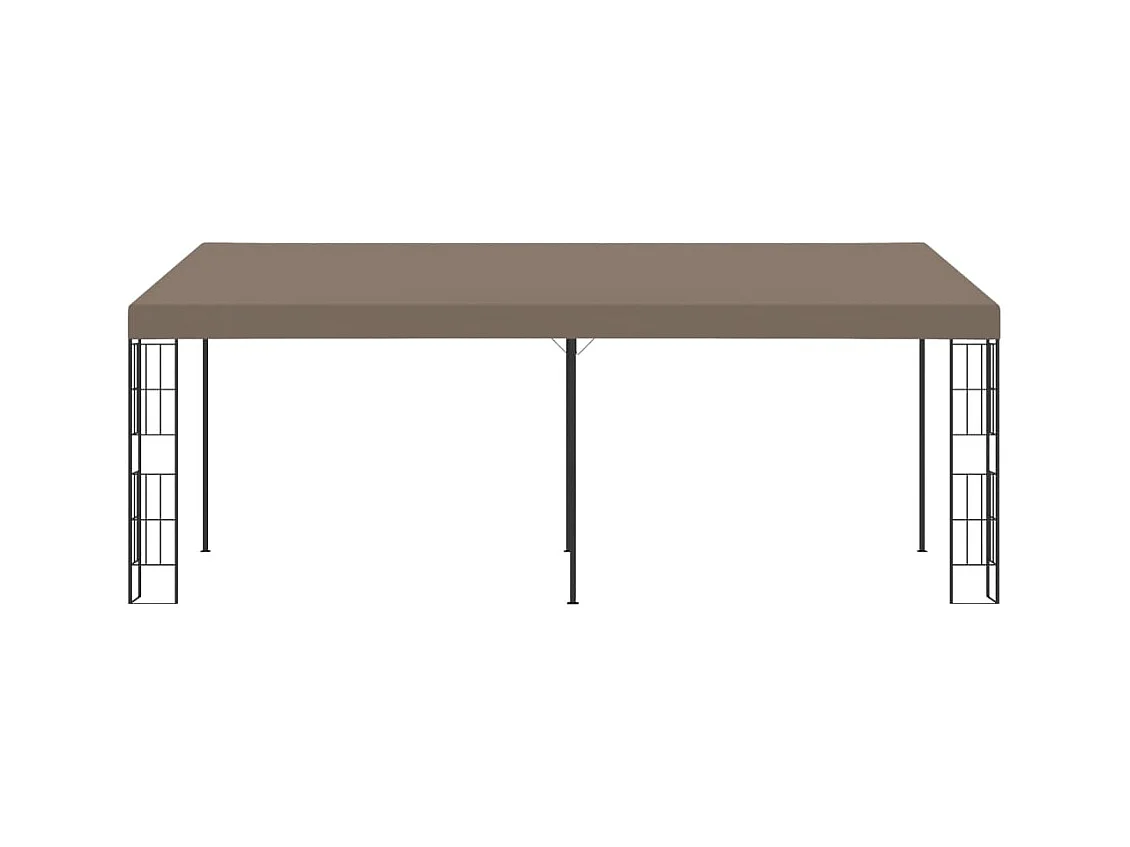 Belvédère mural 6x3 m Taupe Tissu