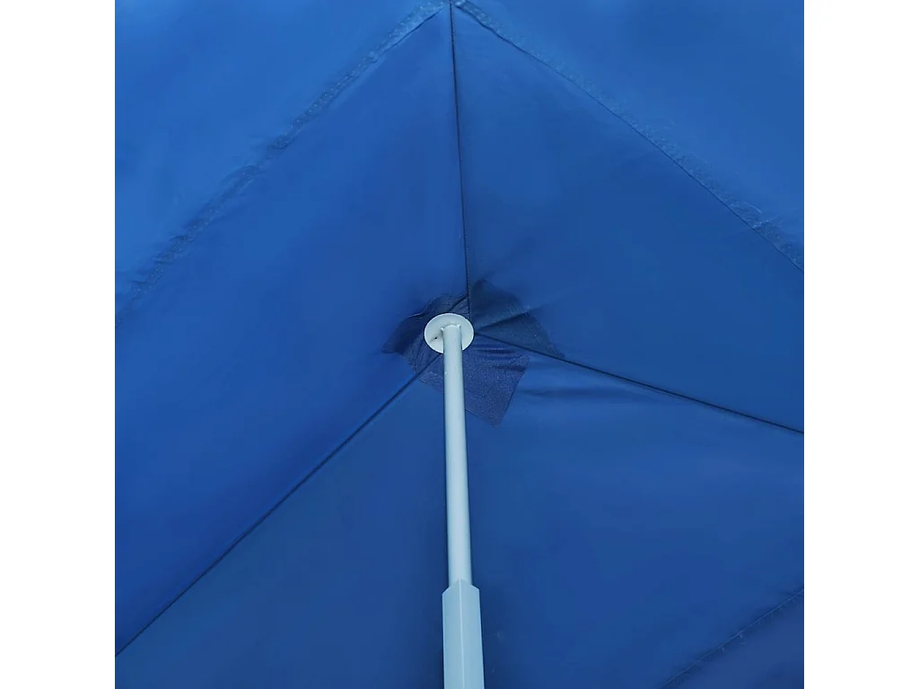 Carpa de recepción plegable con 8 paredes 870x291x315 cm Azul
