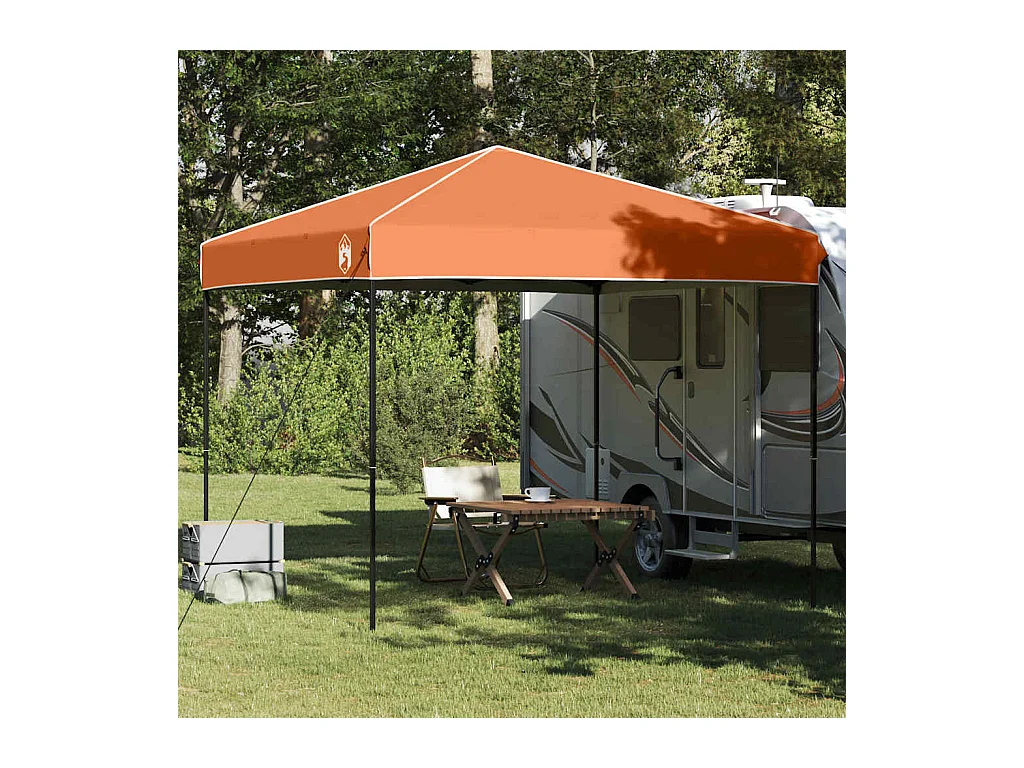 Pop-up luifeltent Oranje 250 x 250 cm stof