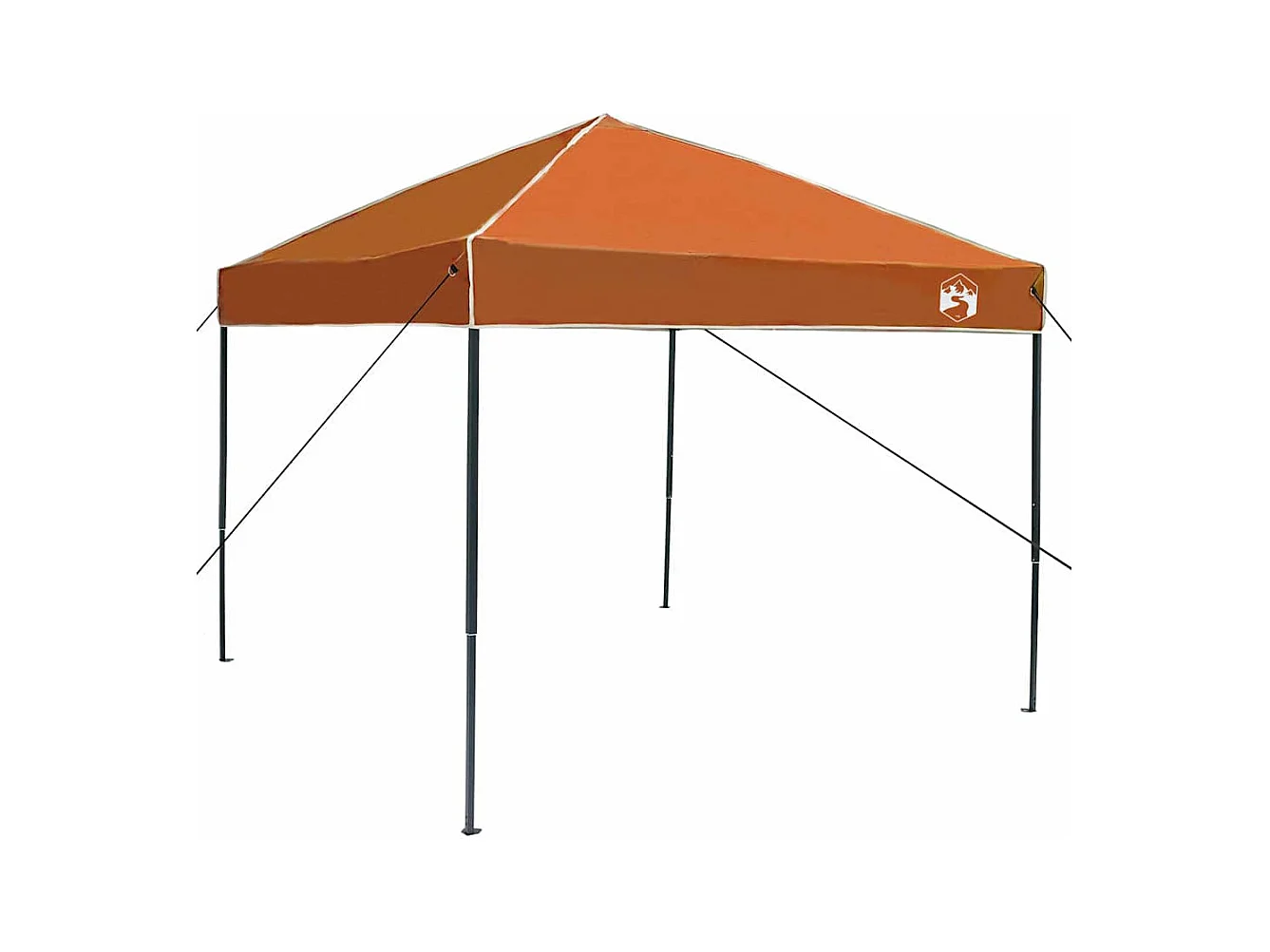 Pop-up luifeltent Oranje 250 x 250 cm stof