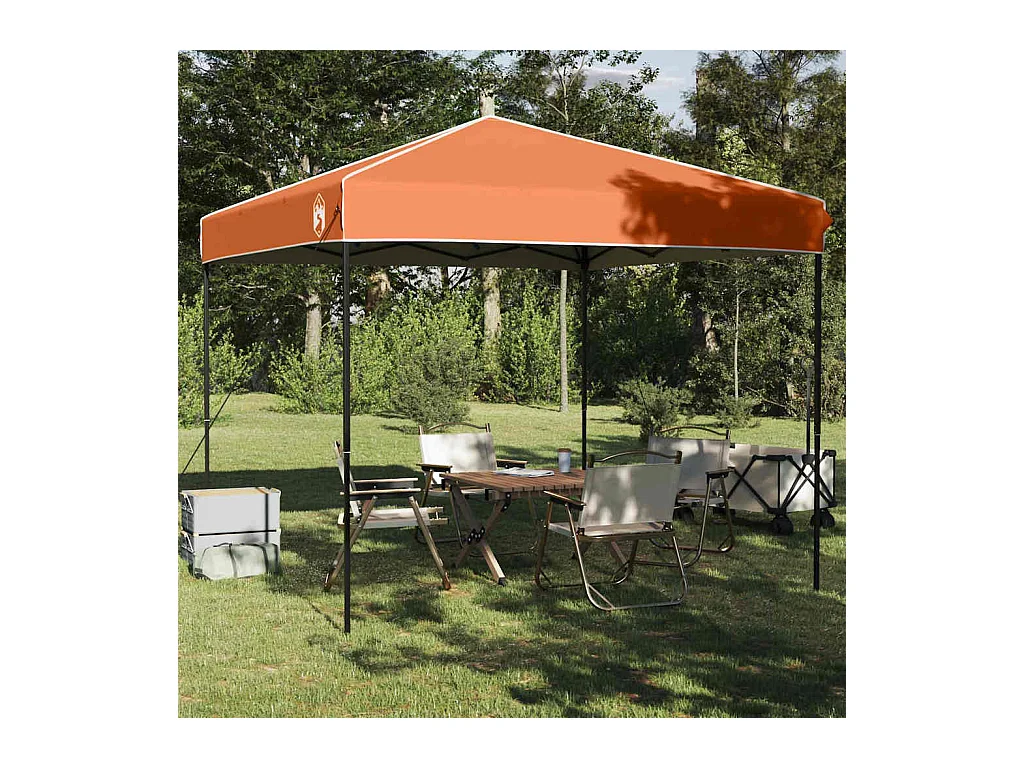 Pop-up luifeltent Oranje 250 x 250 cm stof