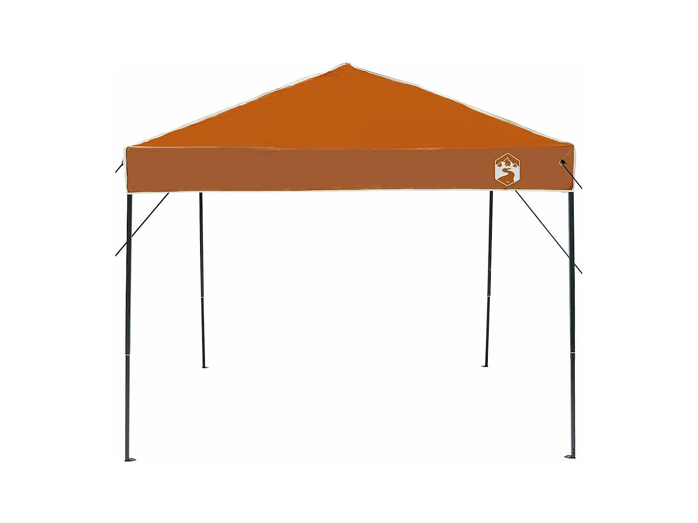 Pop-up luifeltent Oranje 250 x 250 cm stof