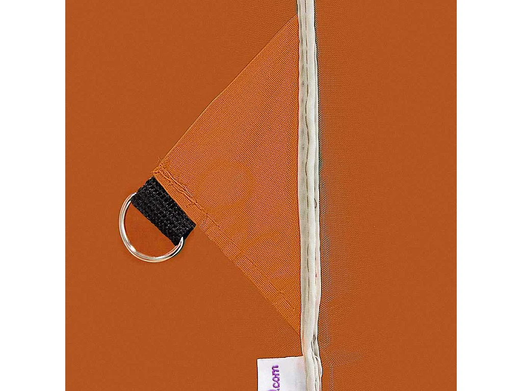 Tente à auvent pop-up Orange 250 x 250 cm tissu