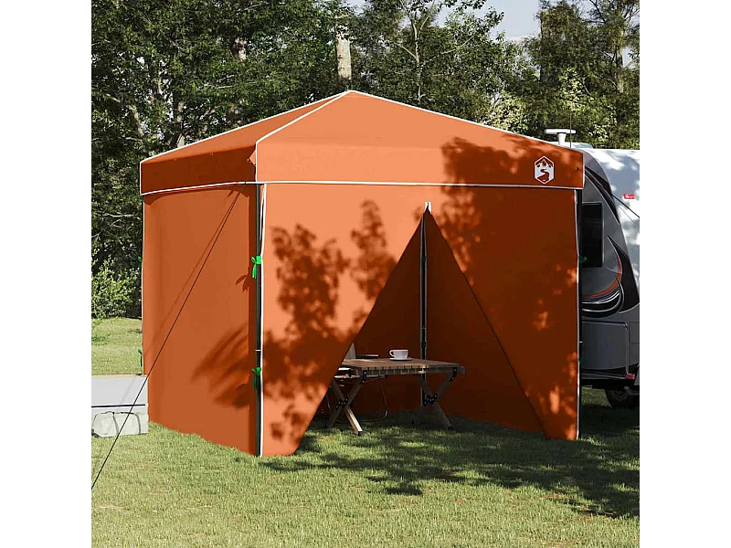 Pop-up luifeltent Oranje 250 x 250 cm stof