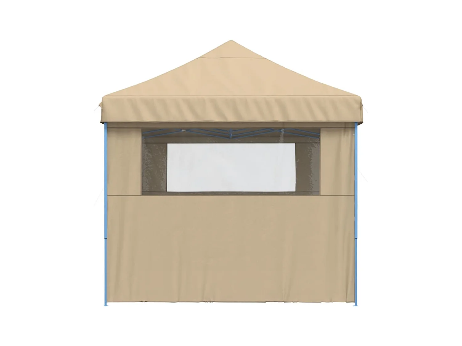 Carpa plegable para fiestas con 3 paredes laterales